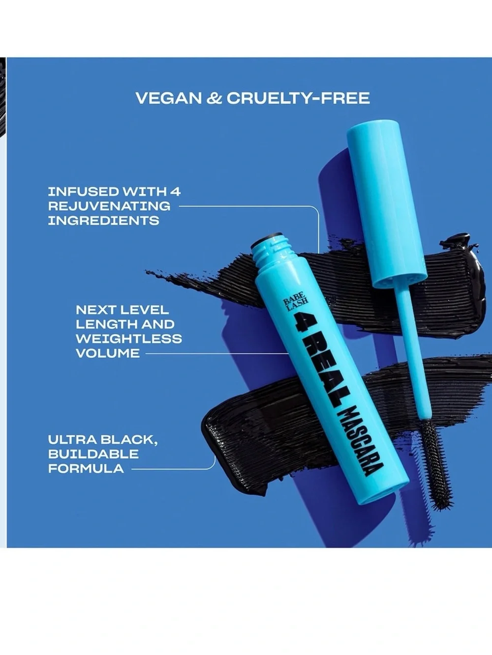 Babe Lash 4Real Mascara - Black